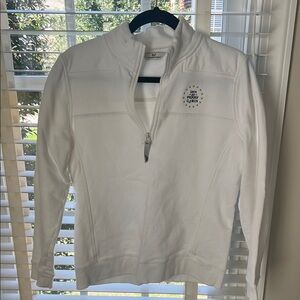 Women's Vineyard Vines White Half-Zip Sweatshirt